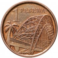 купить Гана 1 песева (pesewa) 2007