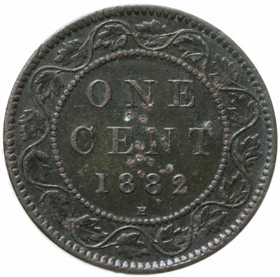 купить Канада 1 цент (cent) 1882