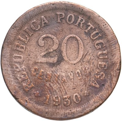 купить Кабо-Верде 20 сентаво (centavos) 1930