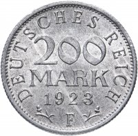 купить Германия 200 марок 1923 F