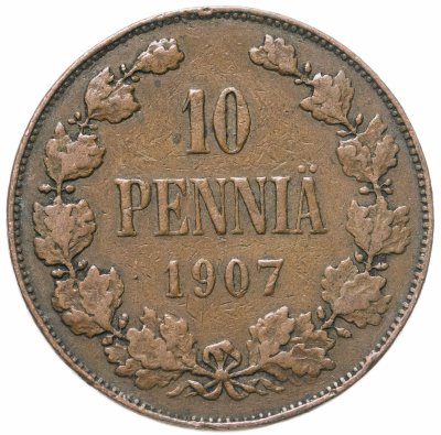 купить 10 пенни (pennia) 1907
