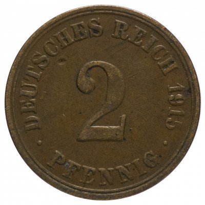 купить Германская Империя, 2 пфеннига 1874-1916, случайный год