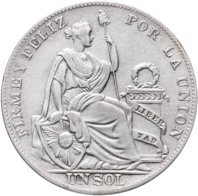 купить Перу 1 соль (sol) 1923-1935 гг.