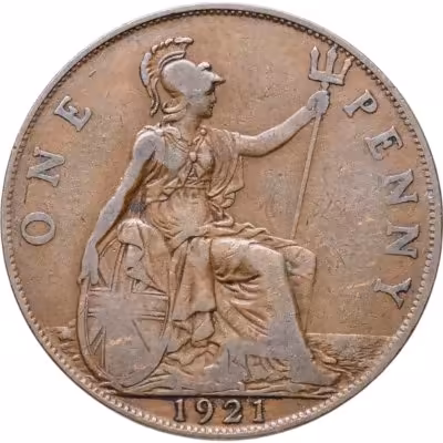 купить Великобритания 1 пенни (penny) 1921