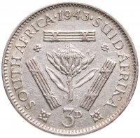 купить ЮАР 3 пенса (pence) 1943