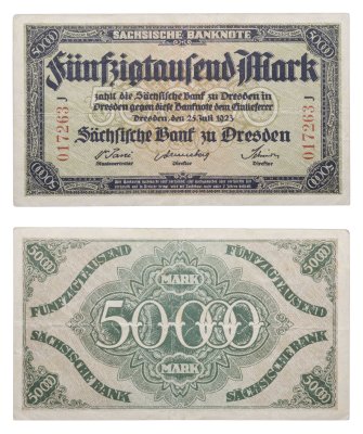 купить Германия Dresden ( Sachsen ) 50000 марок 1923 год