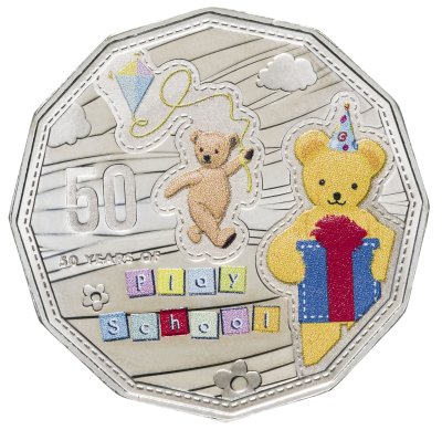 купить Австралия 50 центов 2016 50-летие школы игры Big Ted