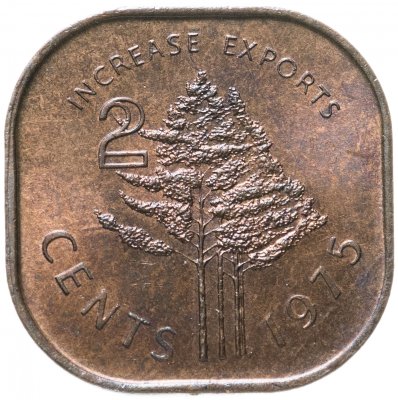 купить Свазиленд 2 цента (cents) 1975 "ФАО - Повышайте экспорт"