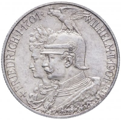купить Германская Империя (Пруссия) 2 марки (mark) 1901 "200 лет Пруссии"