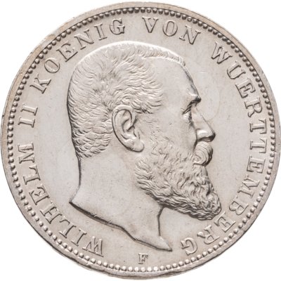 купить Германская Империя, Вюртемберг 3 марки (mark) 1911 F