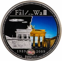 купить Палау 5 долларов 2009 "Берлин" с сертификатом