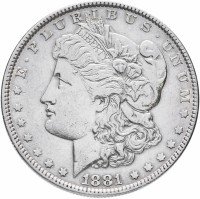 Купить США 1 доллар 1881