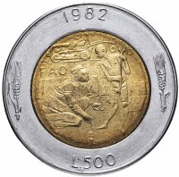 Купить Сан-Марино 500 лир 1982 FAO