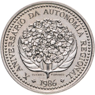 купить Португалия 100 эскудо (escudos) 1986 "10 лет автономии Азорских островов"