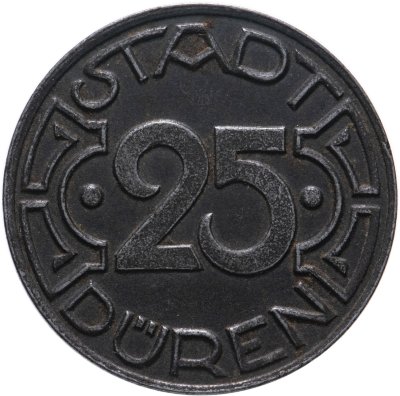 купить Германия, Дюрен 25 пфеннигов 1919