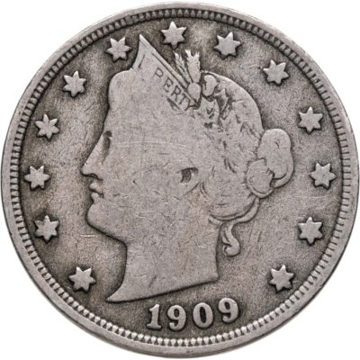 купить США 5 центов (cents) 1909 Liberty Nickel