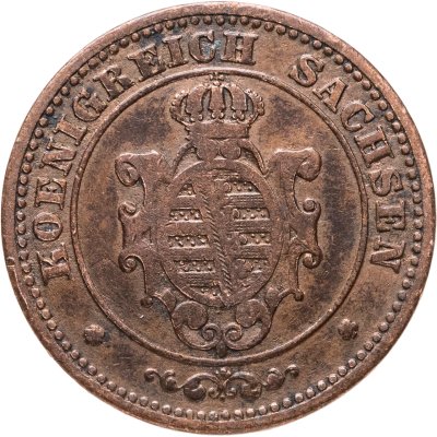 купить Германия, Саксония 2 пфеннига 1864