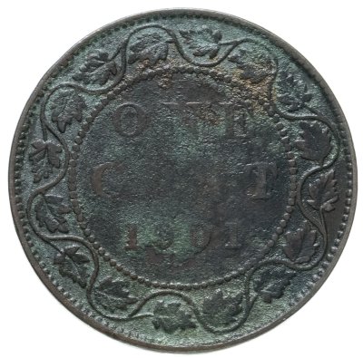 купить Канада 1 цент (cent) 1901
