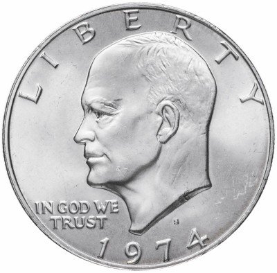 купить США 1 доллар 1974 S, коллекционный выпуск из серебра