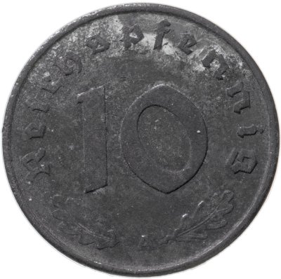 купить Германия - Третий рейх 10 рейхспфеннигов, 1944 знак монетного двора: "A" - Берлин