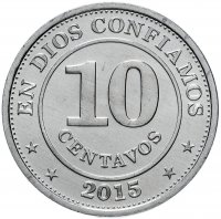 купить Никарагуа 10 сентаво (centavos) 2015