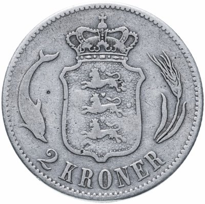 купить Дания 2 кроны 1875