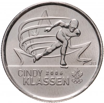 купить Канада 25 центов (cents) 2009 "Синди Классен - шестикратный призёр Олимпийских игр"