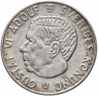 Купить Швеция 1 крона 1966