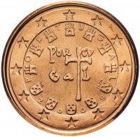 Купить Португалия 1 цент (cent) 2009
