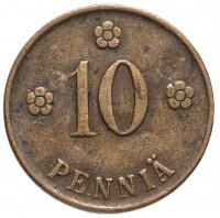 Купить Финляндия 10 пенни (pennia) 1923