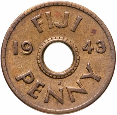 купить Фиджи 1 пенни (penny) 1943