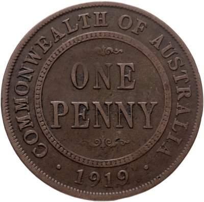 купить Австралия 1 пенни (penny) 1919