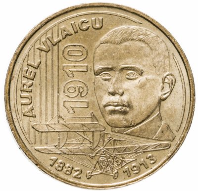 купить Румыния 50 банов (bani) 2010 "100 лет первому полету Аурела Влайка"