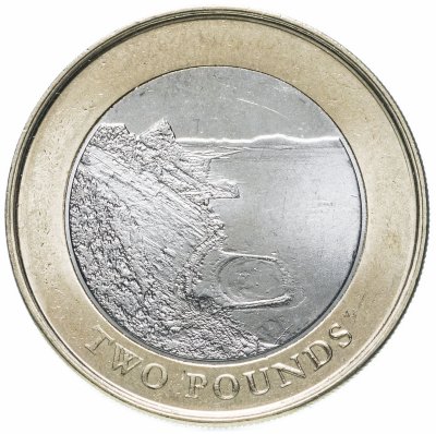 купить Гибралтар 2 фунта (pounds) 2020
