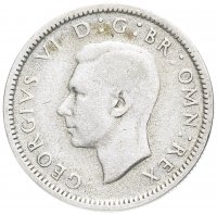 Купить Великобритания 6 пенсов 1944