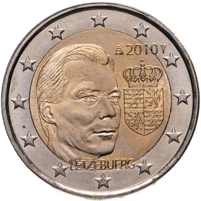 купить Люксембург 2 евро 2010 "Герб великого герцога Люксембурга"