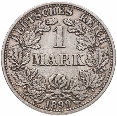 купить Германия 1 марка (mark) 1899 A знак монетного двора: "A" - Берлин