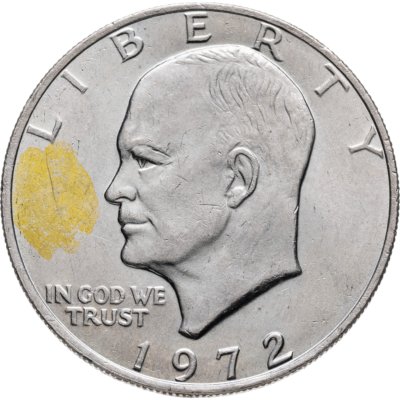 купить США 1 доллар (dollar) 1972 доллар Эйзенхауэра без обозначения монетного двора