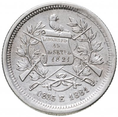 купить Гватемала 25 сентаво 1881