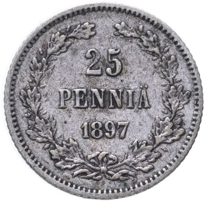 купить 25 пенни (pennia) 1897 L