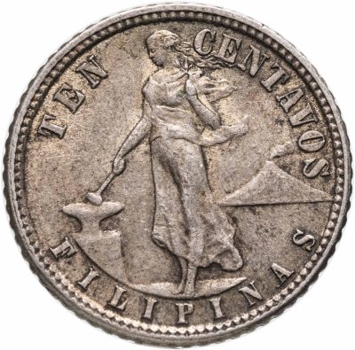 купить Филиппины 10 сентаво (centavos) 1944