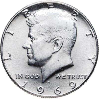 купить США 1/2 доллара (50 центов) 1969 D Кеннеди