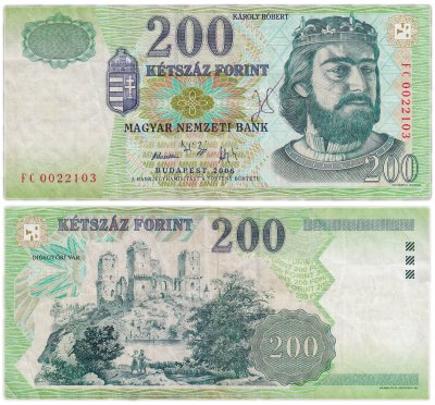 купить Венгрия 200 форинтов 2006
