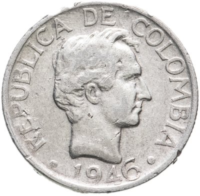 купить Колумбия 20 сентаво (centavos) 1946 B