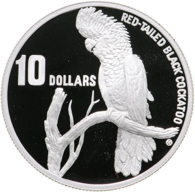 купить Австралия 10 долларов 1997 "Черный какаду"