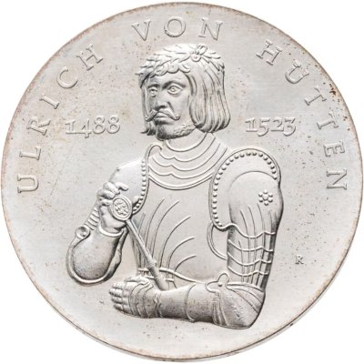 купить Германия (ГДР) 10 марок 1988 "500 лет со дня рождения Ульриха фон Гуттена"