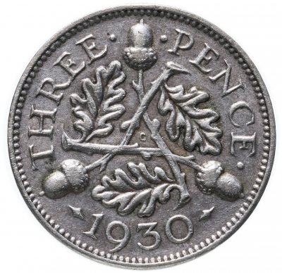 купить Великобритания 3 пенса (pence) 1930