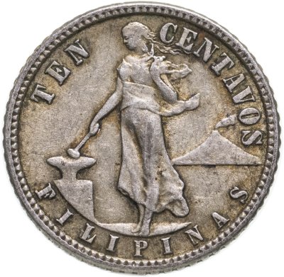 купить Филиппины 10 сентаво (centavos) 1944