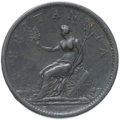 купить Великобритания 1 пенни 1806 Король Георг III