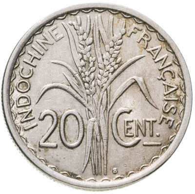 купить Французский Индокитай 20 сантимов (centimes) 1941